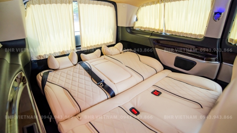Bọc ghế da Nappa ô tô Mercedes V Class (V250, V220d): Cao cấp, Form mẫu chuẩn, mẫu mới nhất